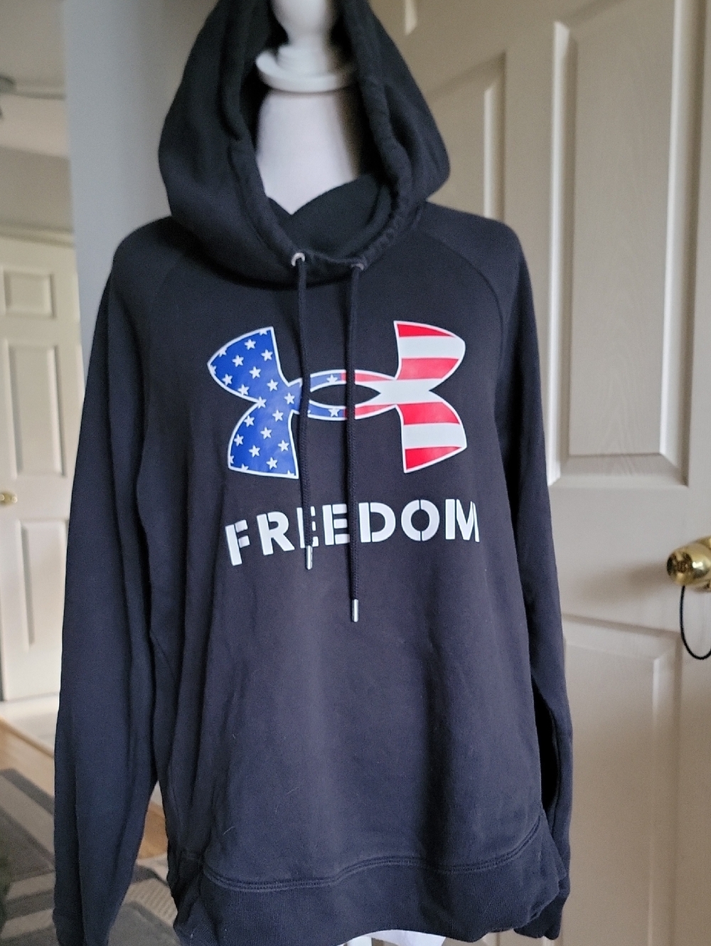 Under Armour Freedom Black Hooded Sweatshirt